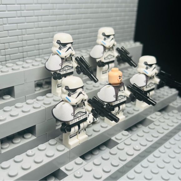 Star Wars Stormtrooper Custom Minifigures Lot of 5 - Picture 3 of 4